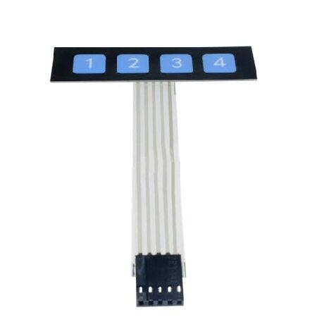 Generic 1x4 4 Key Matrix Membrane Switch Keypad Ke...