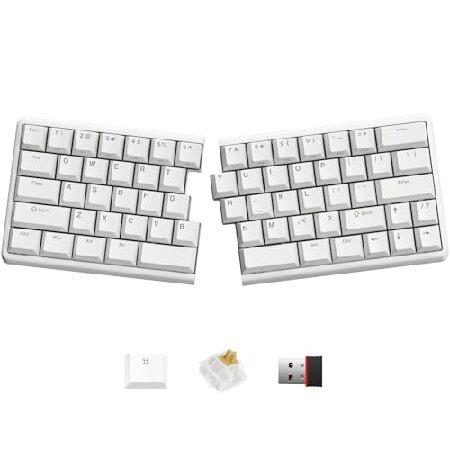 NocFree Wireless Ergonomic Split Mechanical Keyboa...
