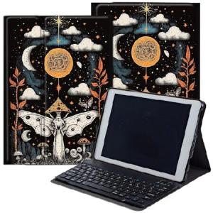 DEGDFSGR for Samsung Galaxy Tab A8 10.5 Case with Keyboard, Detachable Wireless Keyboard Magnetic Closure Protective Cover Case for Samsung T_並行輸入