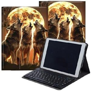 DEGDFSGR for Samsung Galaxy Tab A8 10.5 Case with Keyboard, Detachable Wireless Keyboard Magnetic Closure Protective Cover Case for Samsung T_並行輸入