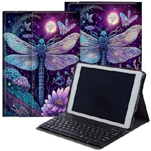 DEGDFSGR for Samsung Galaxy Tab A8 10.5 Case with Keyboard, Detachable Wireless Keyboard Magnetic Closure Protective Cover Case for Samsung T_並行輸入