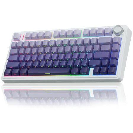 AULA F75 Pro Wireless Mechanical Keyboard,75% Hot ...