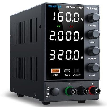 DC Bench Power Supply with Encoder Knob, Adjustabl...