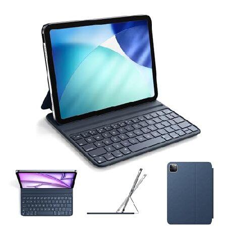 HOU キーボードケース iPad Air 11インチ 2024 M2 ＆ iPad Pro 11イ...