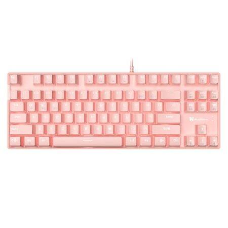 Qisan Wireless/Wired Mechanical Keyboard, Triple M...
