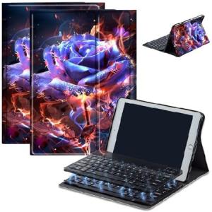 Keyboard Case for Samsung Galaxy Tab A 10.1 2019 (SM-T510/T515), Detachable Wireless Bluetooth Keyboard Case for 10.1 Inch Galaxy Tab A Table_並行輸入