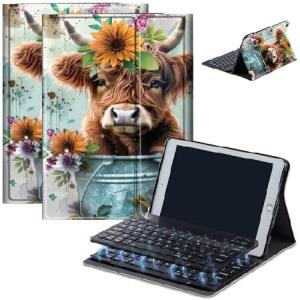 Keyboard Case for Samsung Galaxy Tab A 10.1 2019 (SM-T510/T515), Detachable Wireless Bluetooth Keyboard Case for 10.1 Inch Galaxy Tab A Table_並行輸入