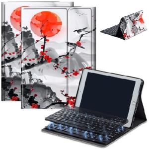 Keyboard Case for Samsung Galaxy Tab A 10.1 2019 (SM-T510/T515), Detachable Wireless Bluetooth Keyboard Case for 10.1 Inch Galaxy Tab A Table_並行輸入
