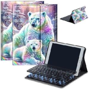 Keyboard Case for Samsung Galaxy Tab A 10.1 2019 (SM-T510/T515), Detachable Wireless Bluetooth Keyboard Case for 10.1 Inch Galaxy Tab A Table_並行輸入