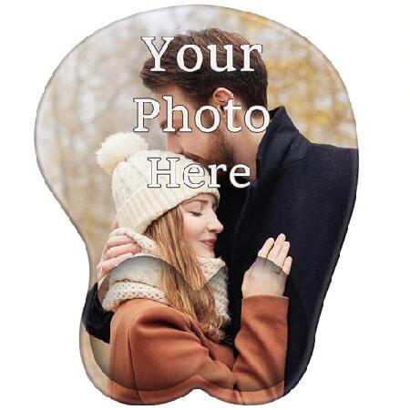 Custom Photo Mouse Pad with Wrist Support, Persona...