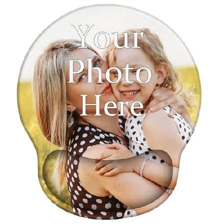 Custom Photo Mouse Pad with Wrist Support, Persona...