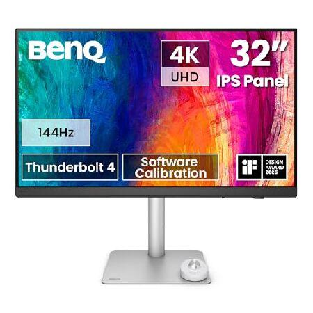 BenQ PD3226G 32インチ 4K UHD (3840x2160) 144Hz モニター デ...