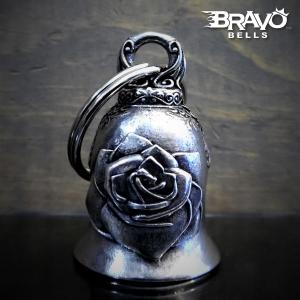 米国製 Bravo Bells ローズ バラ 薔薇 花 ベル [Rose] Made in USA 魔除け お守り バイク オートバイ アクセサリ ガーディアンベル｜harley