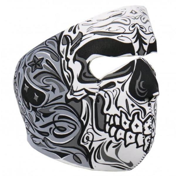 米国直輸入! ホットレザー Sugar Skull シュガー スカル ネオプレンリバーシブルフェイス...