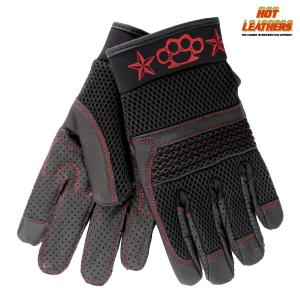 バイク メカニック グローブ Yellow Red Flame イエロー レッド 炎柄