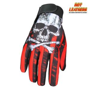 バイク メカニック グローブ Yellow Red Flame イエロー レッド 炎柄