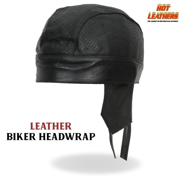 Hot Leathers レザー ヘッドラップ メッシュ [Perforated Leather] ...