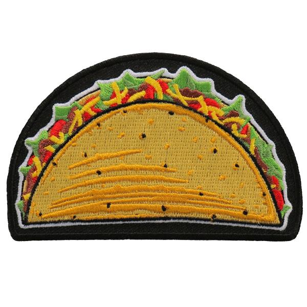 日本未発売! セール価格! ホットレザー タコ ワッペン メキシカン タコス 米国直輸入! ウェアの...