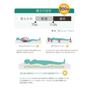 厚さ4cm四つ折り高反発シングルマットレス200Nの詳細画像4