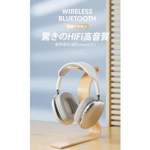 ヘッドホン bluetooth ワイヤレスヘッ...の詳細画像1