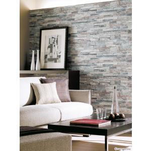 サンゲツ TH34691 生のり付き壁紙 15m マテリアル レンガ グレー FAITH フェイス ...