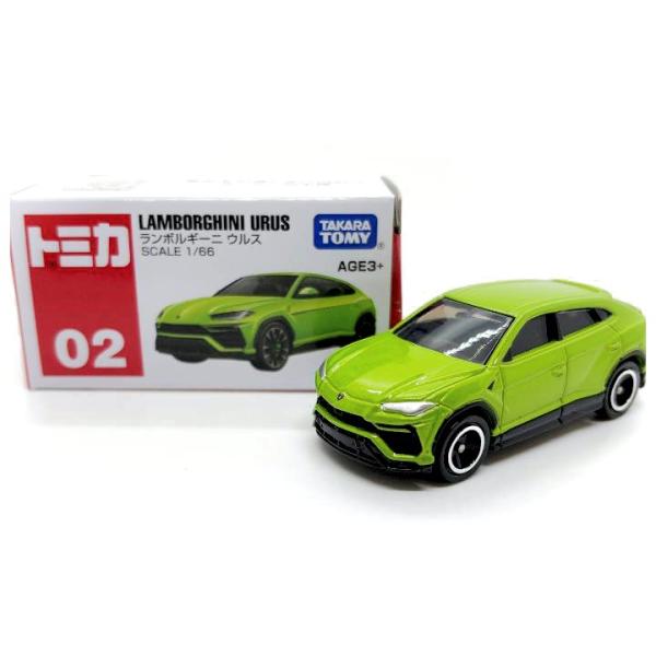 トミカ アジア限定 トミカ 02 ランボルギーニ・ウルス 海外限定トミカ 日本未発売品