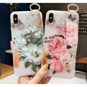 IPHONEケース フラワー 花柄 スマホケース おしゃれ 可愛い アイフォンケース ハンドベルト テンアール 12mini IPHONE12 SE IPHONE11 pro IPHONE8 XS 7｜harro-mart358