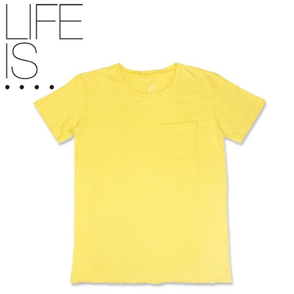 【セール50%OFF】LIFE IS.... BIG POCKET TEE ライフイズ ビッグポケッ...