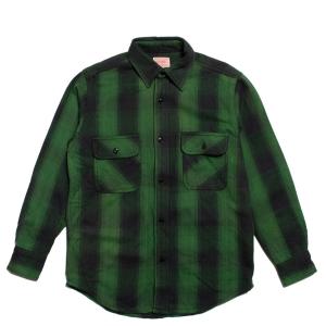 【セール30%OFF】 ビッグマイク ヘビー フランネルシャツ BIG MIKE HEAVY FLANNEL SHIRTS グリーン×ブラック｜hartleystore