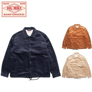 【セール30%OFF】 BIG MIKE ビッグマイク コーデュロイ ボア コーチ ジャケット｜hartleystore