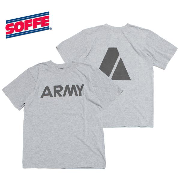 SOFFE ソフィー ARMY Tシャツ バックプリント 半袖 リフレクター アーミー