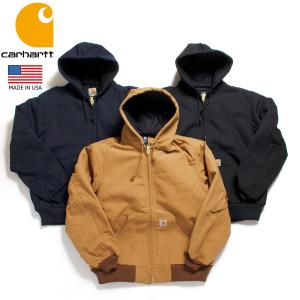 Carhartt カーハート アクティブジャケット J140 DUCK QUILTED FLANNEL-LINED アメリカ製｜hartleystore