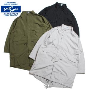 【セール30%OFF】 ARMY TWILL アーミーツイル フィッシュテール コート コットン ポリエステル プレーンウィーヴ｜hartleystore