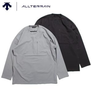 【セール20%OFF】 DESCENTE ALLTERRAIN デサントオルテライン L/S CREW NECK TEE ストレッチ ロングスリーブ クルーネック Tシャツ｜hartleystore