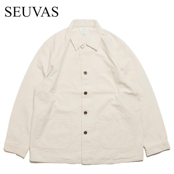 【セール20%OFF】 SEUVAS ソウバス 10oz CANVAS COVERALL 10オンス...