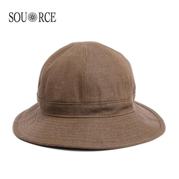 SOURCE ソース FATIGUE HAT ファティーグハット S-H1 ブラウン