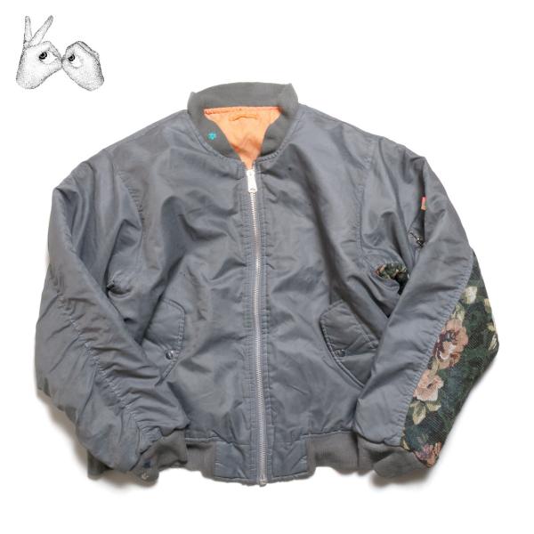 VOO ヴォー MA-1 feat. LIF フライトジャケット リバーシブル VOO-1252 グ...