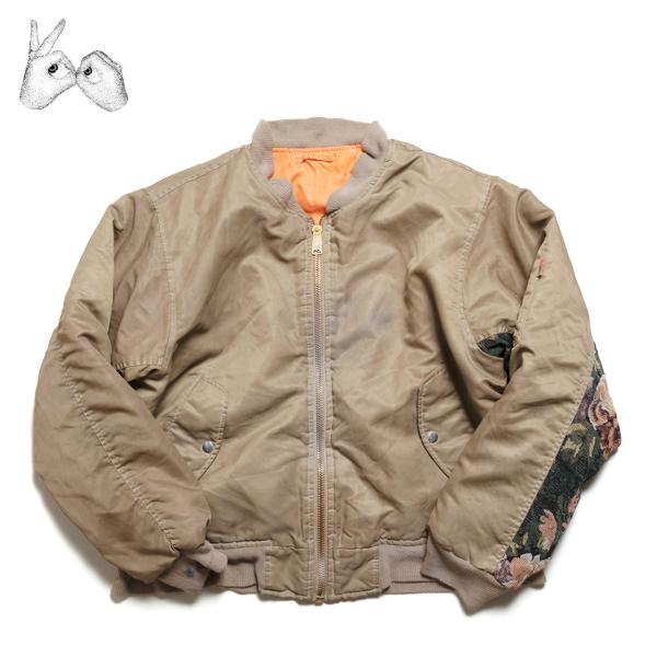 VOO ヴォー MA-1 feat. LIF フライトジャケット リバーシブル VOO-1252 キ...