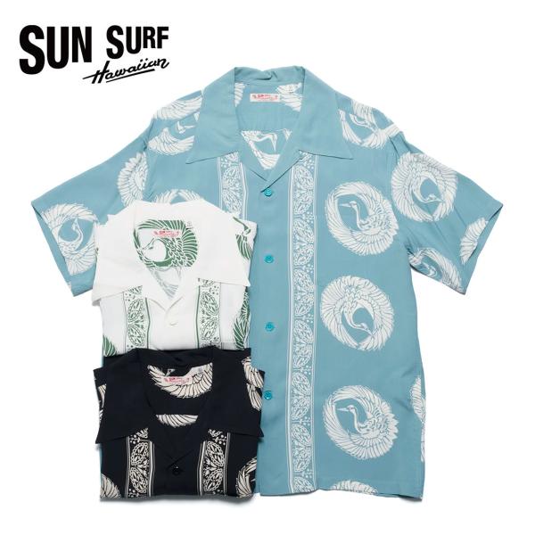 SUN SURF サンサーフ RAYON HAWAIIAN SHIRT “ORIENTAL BORD...