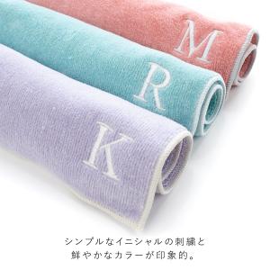 今治タオル イニシャル ハンカチ 刺繍 刺繍ハ...の詳細画像1