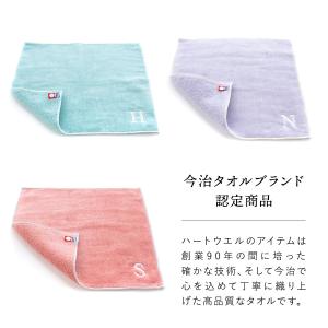 今治タオル イニシャル ハンカチ 刺繍 刺繍ハ...の詳細画像3