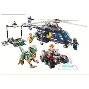 LEGOレゴ互換品 ジュラシック・ワールド ブルーのヘリコプター追跡 恐竜 75928互換 ブロック 組み立ておもちゃ 知育 子供 小学生 6歳 誕生日 プレゼント ギフト