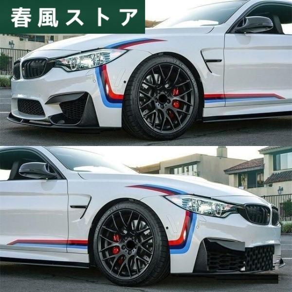 2ピースmパワーパフォーマンスカーステッカー用bmw 1 3 4 5 gt6 7 m3 m4 m5 ...