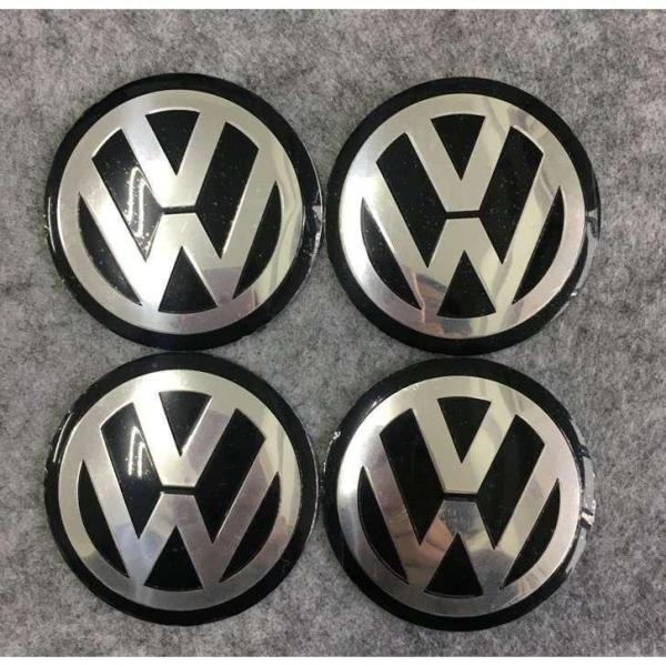 　024★VOLKSWAGEN フォルクスワーゲン用★4個セット ホイール キャップシール 約直径5...