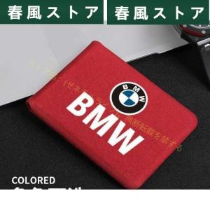 BMW 運転免許証革カバーメンズ用カバン 多機能 薄型バッグ銀行カード、便利軽い 2色可選
