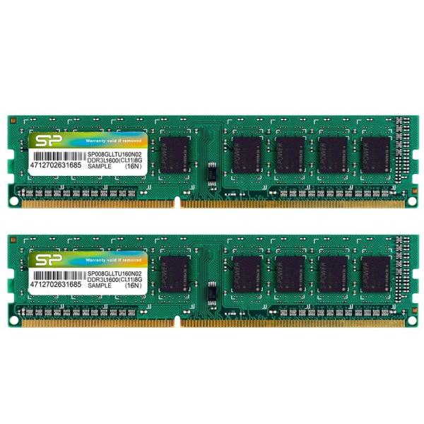 シリコンパワー デスクトップPC用メモリ 1.35V (低電圧) DDR3L-1600 PC3L-1...