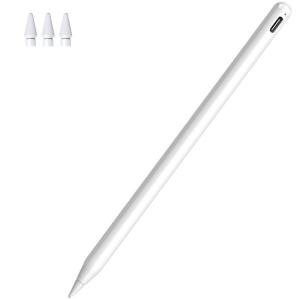 2023年新登場 ワイヤレス/Type-C急速充電タッチペン iPad スタイラスペン Ciscle アップルペンシル 磁気吸着充電 app｜haru-online