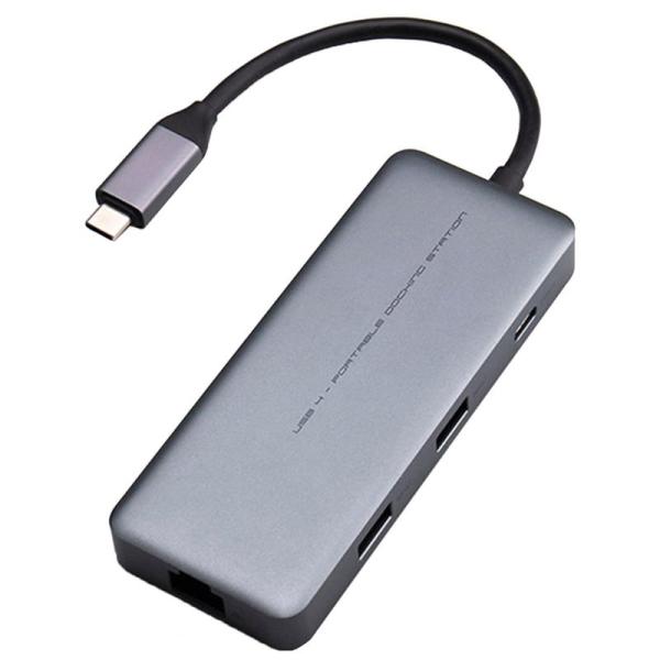 ロジテック ドッキングステーション USBハブ Type-C 変換 増設 USB-C / USB-A...
