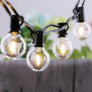 Bomcosy LEDストリングライト 15m イルミネーションライト 屋外 E12電球*27個 防雨型 野外照明 連結可能 屋内 飾り付け｜haru-online