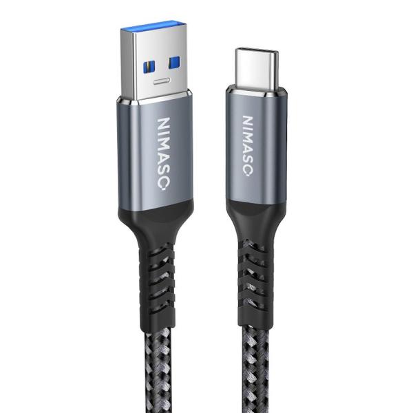 NIMASO USB Type C ケーブル USB-C &amp; USB-A 3.0 タイプC ケーブル...